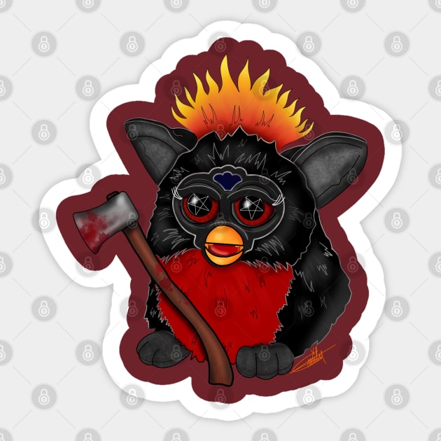 Evil Furby Sticker by CraftKrazie